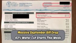 Government Confirms: 43% Water Bill Savings for Selected Areas in September